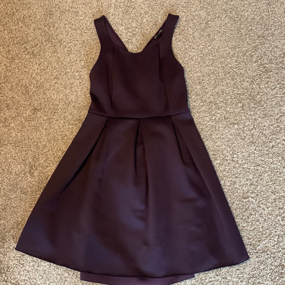 Deep purple formal dress